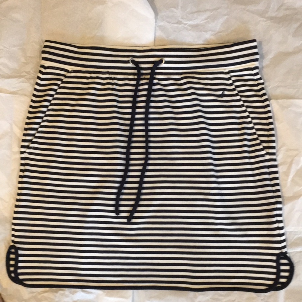 Nautica Skirt Casual Summer Stripes Size M NWT